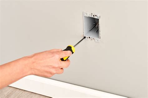 how to cut out drywall for electrical box|drywall mounted electrical box wings.